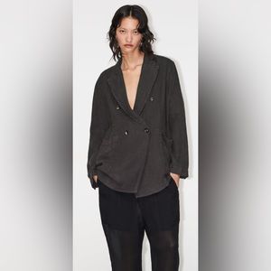 Relaxed linen blazer limited edition